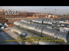 가비온 상자 돌 바구니 가비온화 된 금속 철망