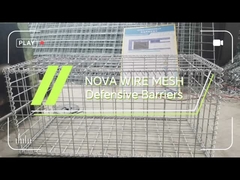 군사용 가연 용접 된 망 수리 벽