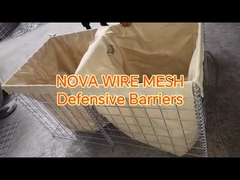 군사용 가연 용접 된 망 수리 벽