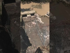 다층 직조 개비온 - 복합 (강철 + 지오텍스타일) 향상된 안정성