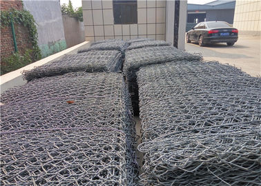 80mmx100mm Mesh 크기 PVC 코팅 튼튼한 건설을 위한 핫 덤프 된 진열 가비온 케이지