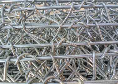 벽 바구니가 강화한 Gabion 철망사에 의하여/60 * 80 Mm 구멍 크기 직류 전기를 통했습니다