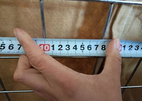 안전 및 조경 쉬운 용접 된 가비온 상자 군사 방어 장벽 76.2 X 76.2mm 4.0mm
