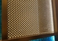 Stainless Steel Bronze Brass Golden Custom Decorative Crimped Mesh Screen For Cabinets