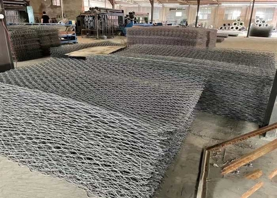 4.0 밀리미터는 개비온 매트리스 60x80mm 메쉬 크기를 활성화했습니다