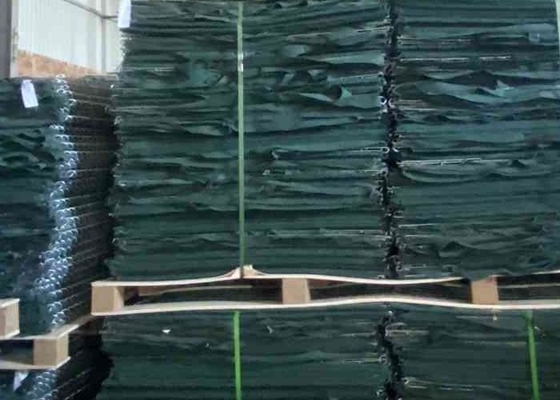 50.0mm Mesh Wire Zinc Coated Wire Panel 군사적 장벽 임시 보안 솔루션