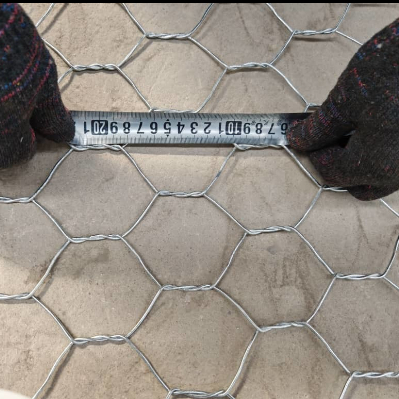 침식 방지 및 옹벽용 아연 도금 개비온 와이어 메쉬 60x80mm