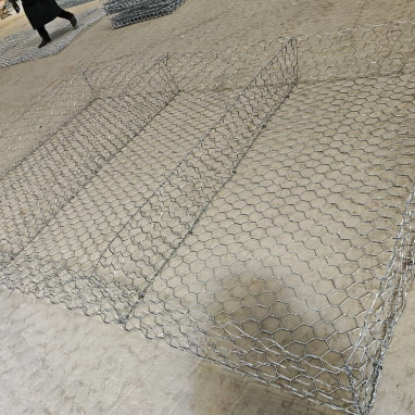 침식 방지 및 옹벽용 아연 도금 개비온 와이어 메쉬 60x80mm