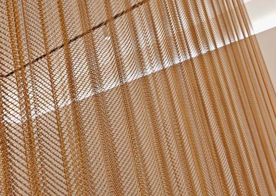 Customizable Decorative Wire Mesh with 3mm-18mm Mesh Opening 0.5-2mm Wire Diameter and 40%-85% Open Area