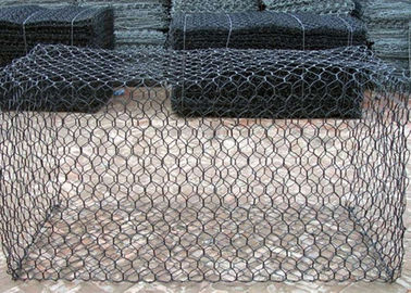 6각형 PVC 입히는 Gabion 찬성되는 2.0 - 5.0 Mm 철사 직경 ISO9001