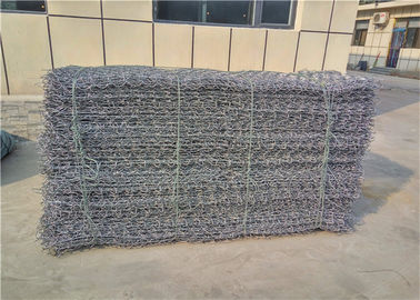 80mmx100mm Mesh 크기 PVC 코팅 튼튼한 건설을 위한 핫 덤프 된 진열 가비온 케이지