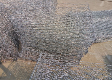 100mmx120mm Mesh 크기 강변 보호용 진크 코팅 가비온 바구니