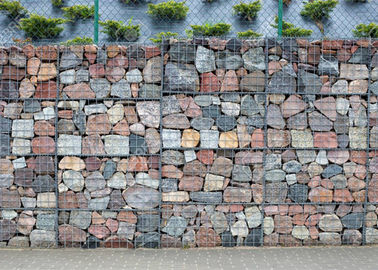 은 색깔은 철망사 Gabions 매트리스 사각/원형을 용접했습니다