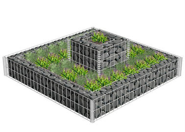 Eco 친절한 용접된 메시 Gabions의 야드를 위한 반대로 부식 Gabion 재배자 상자