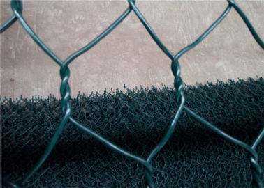 Constructure PVC는 Gabion 상자/플라스틱 입히는 철망사 바구니를 입혔습니다