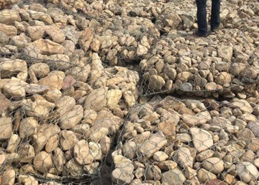 홍수 Gabion 벽 감금소/Pvc에 의하여 입힌 Gabion 돌 감금소 방어하십시오