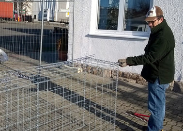 Pvc는 금속 Gabion 바구니/Gabion 돌 감금소 장수 경간을 입혔습니다