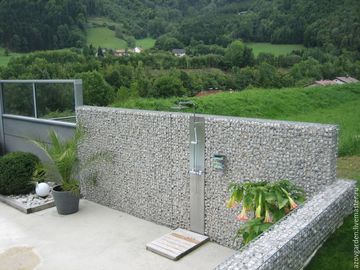 옹벽 Gabion 건축 바구니, 온화한 강철 Gabion 바위 감금소