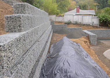 옹벽 Gabion 건축 바구니, 온화한 강철 Gabion 바위 감금소