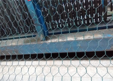 두 배 꼬이는 6각형 철강선 PVC 입히는 메시 Gabion 돌 감금소