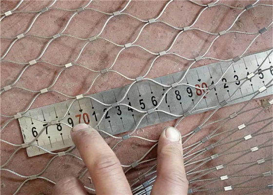 304 플렉서블 스테인리스 스틸 로프  Mesh Knotted / Ferrule