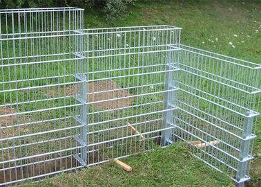 Galfan는 토양 보호를 위한 용접한 메시 Gabions 내식성을 입혔습니다