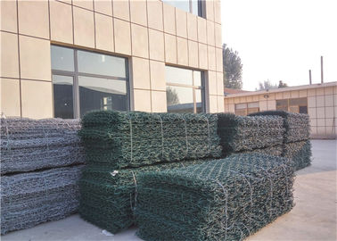 플라스틱 PVC는 Gabion/강철 두 배 꼬이는 6각형 철망사 상자를 입혔습니다