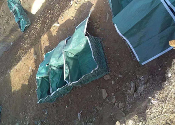 PP Geobags 고속도로 Greening 기술설계에 의하여 직류 전기를 통하는 금속 Gabion 바구니